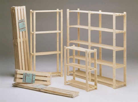 Come fare degli ottimi scaffali in legno o assemblare gli scaffali ... Scaffalatura legno fai da te